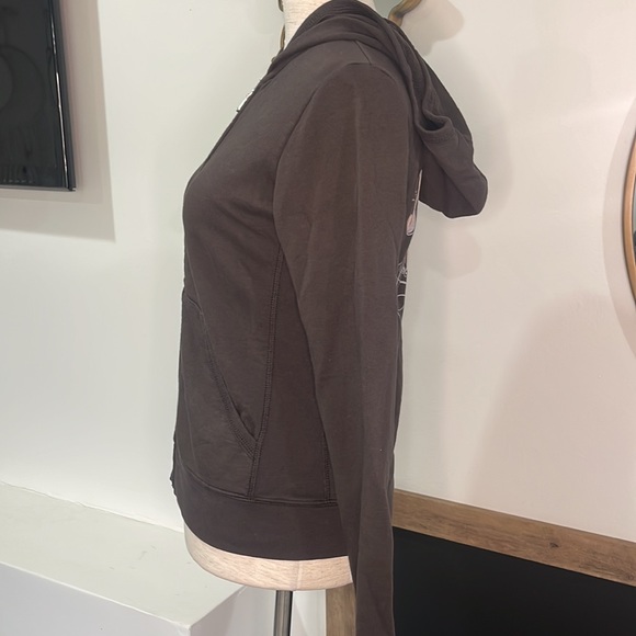 Juicy Couture Brown Zip Up Hoodie Medium - Picture 4 of 9